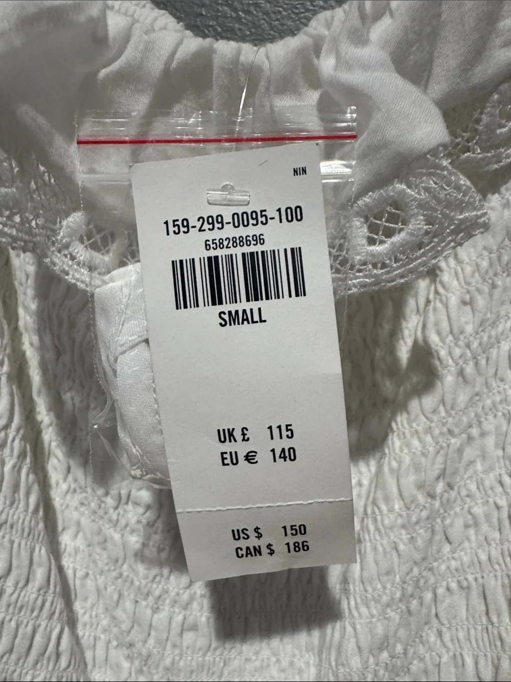 Abercrombie & Fitch White Maxi Sundress with removable straps